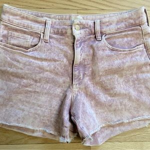 Universal Thread Light Pink Jean Shorts. Sz 12/31. Frayed bottoms. Like new!